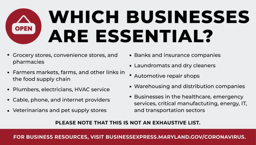 Maryland-Essential-Businesses