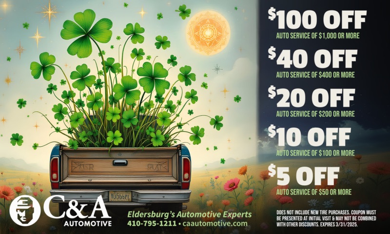 Save on auto repair with our monthly Money Mailer
